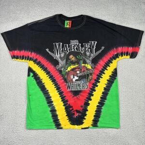 Bob Marley And The Wailers T-Shirt Men’s XL Tie Dye Rasta Peter Tosh Y2K